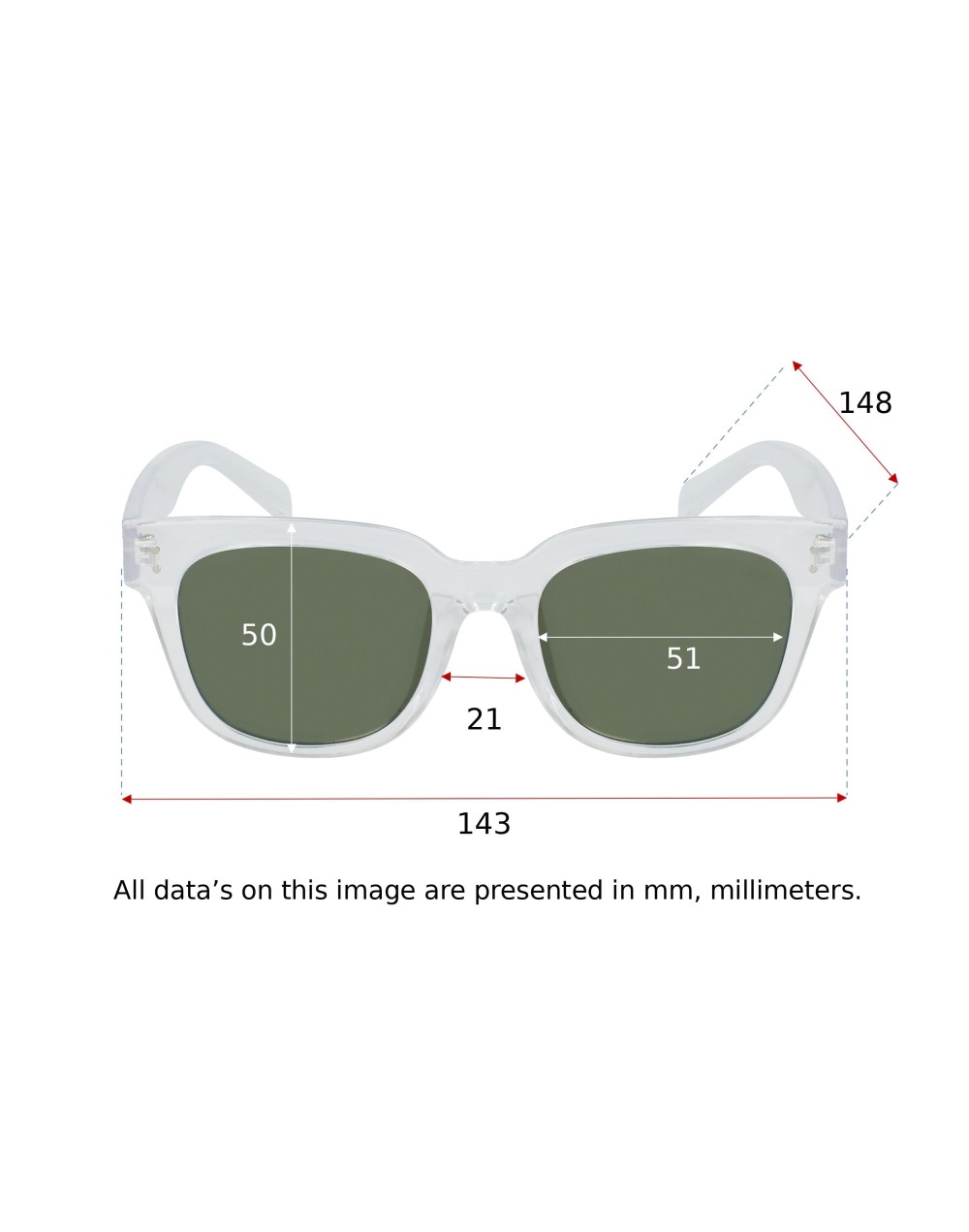 SUN TRANSPARENT - Lunettes de soleil