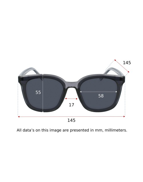 SUN BLACK TRANSPARENT - Sunglasses