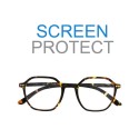 JULIA turtle brown - occhiali da lettura con Screen Protect