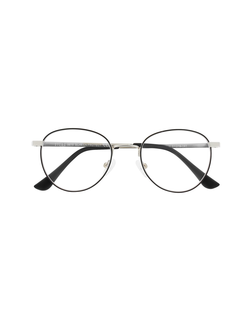 Romeo Silver Black - Lunettes Screen Protect