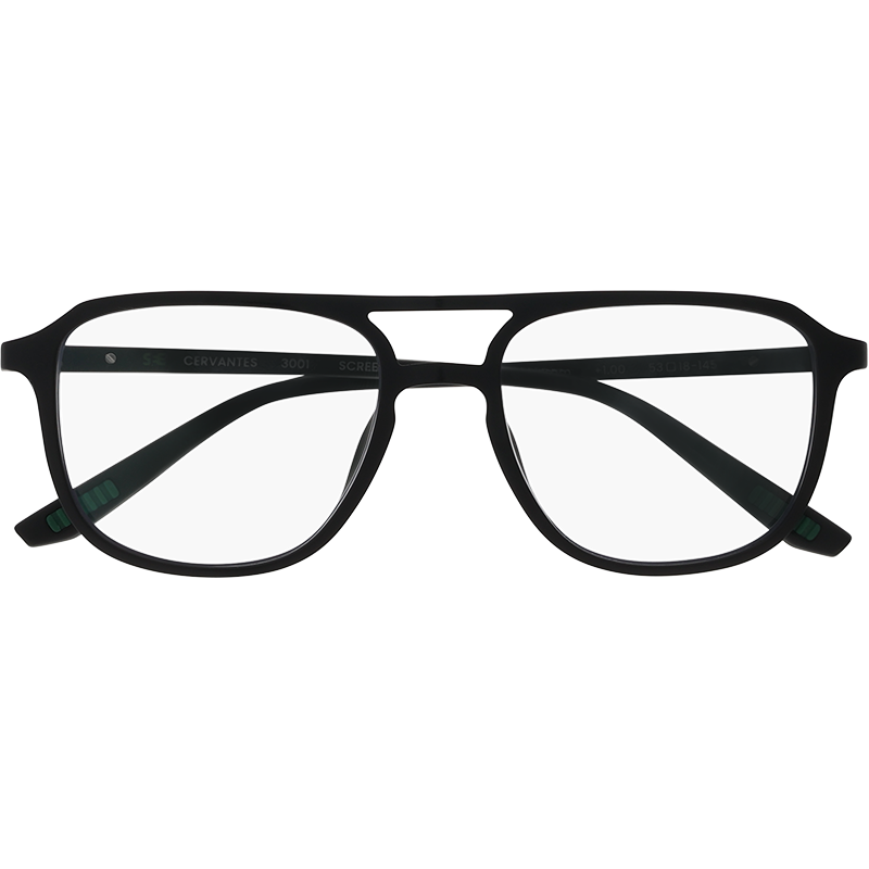 Cervantes Black - Lunettes de lecture & Screen Protect