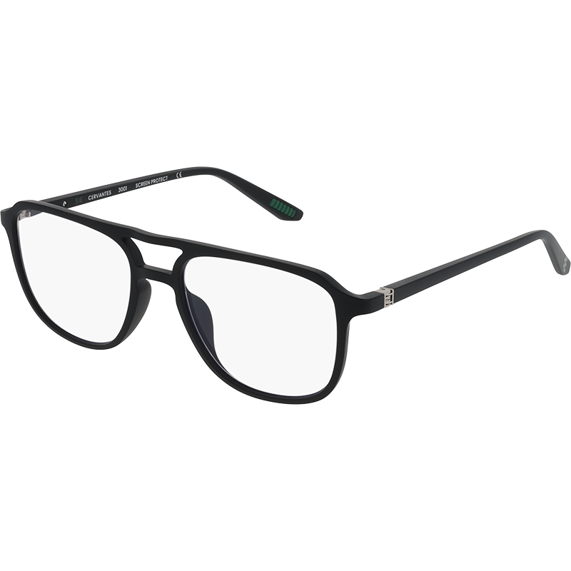 Cervantes Black - Lunettes de lecture & Screen Protect