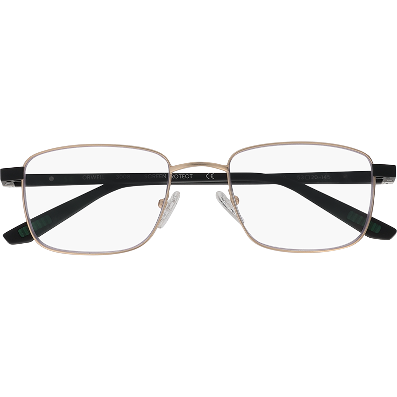 Orwell Gold - Lunettes de lecture & Screen protect