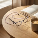 Brillenkette mit Perlen – Bunt