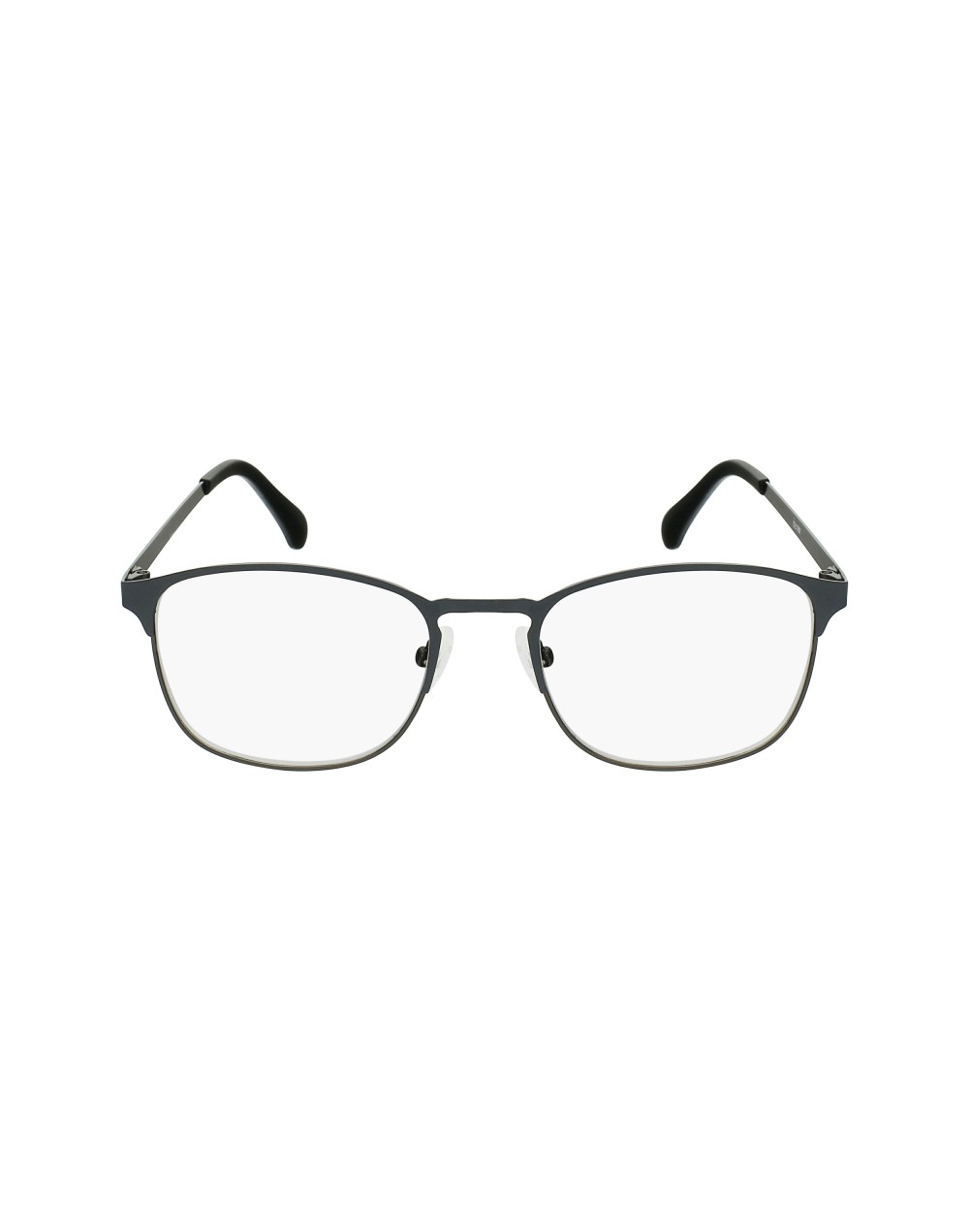 METAL GREY - Grey metallic reading glasses by Silac