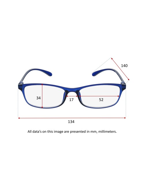 FLEXIBLE BLUE - Reading glasses