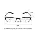 FLEXIBLE BLACK - Men's Reading Glasses