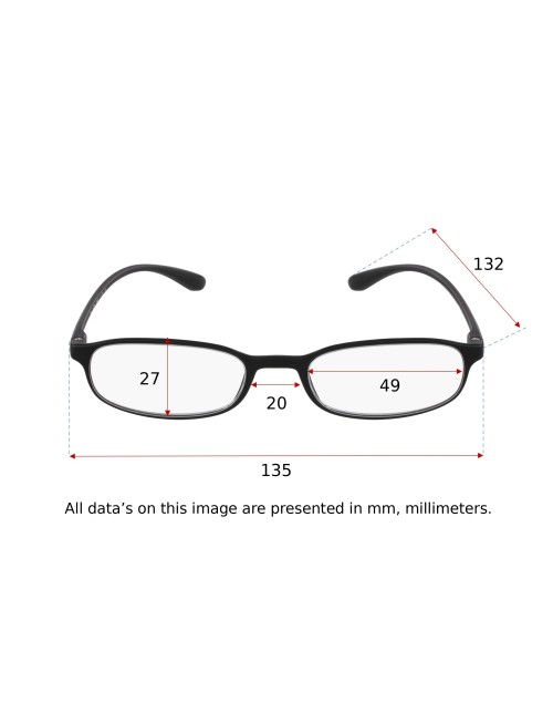 FLEXIBLE BLACK - Reading glasses