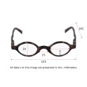 LITTLE BROWN - Men's Reading Glasses