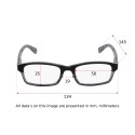 BLACK WILD - Black & leopard pattern reading glasses by Silac